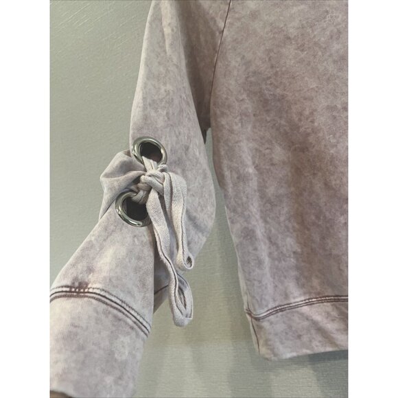 Mustard Seed Womens S Pullover Sweater Purple Ombré Long Sleeve 100% Cotton - Picture 5 of 10